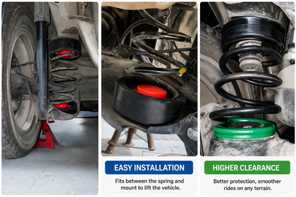 Newtech Ground Clearance Kit® for Tata Tiago EV fl – Rear Lift Kit (Set of 2 Pcs) - Front not required