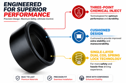 Newtech Ground Clearance Kit® for Tata Tiago EV fl – Rear Lift Kit (Set of 2 Pcs) - Front not required