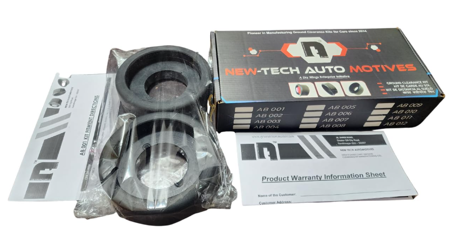 Newtech Ground Clearance Kit® for HYUNDAI Santro (o) – Rear Lift Kit (Set of 2 Pcs)