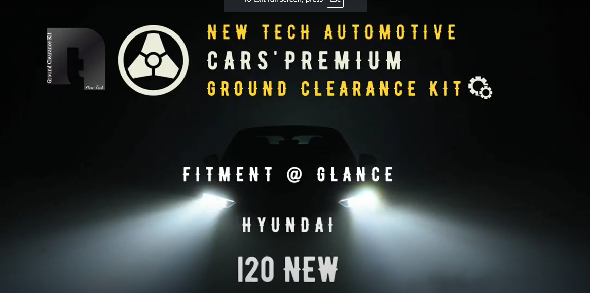 Load video: Newtech GC Kit fitment in Hyundai i20 New